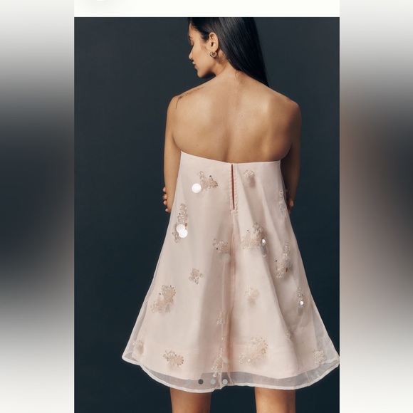 Maeve Strapless Scattered Embellished Mini Dress - Picture 2 of 10